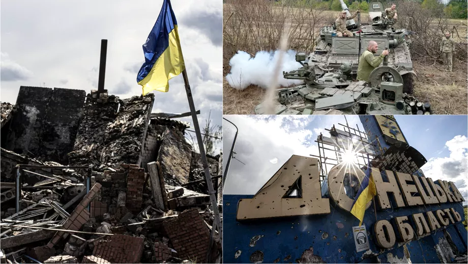 Razboi in Ucraina ziua 222 Zelenski anunta ca vor fi recuperate si alte teritorii din est si sud Drapelul nostru va fi si in Crimeea