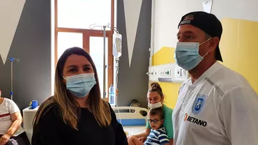 Laurentiu Reghecampf a vizitat sectia de Pediatrie a Spitalului Judetean din Arad Cu ce donatii contribuie
