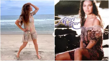 Thalia a imbracat din nou rochia cu care a devenit celebra in telenovela Marimar Nici nu se vede ca au trecut 28 de ani