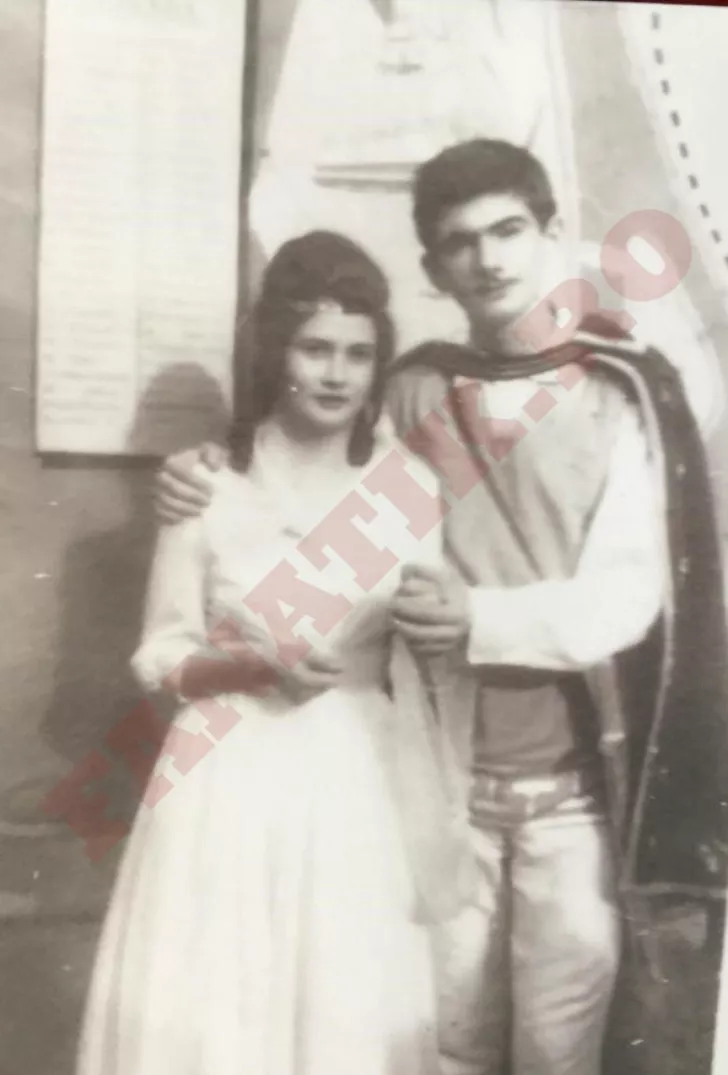 Florin Zamfirescu alături de prima lui dragoste. Sursă foto; Arhivă personală