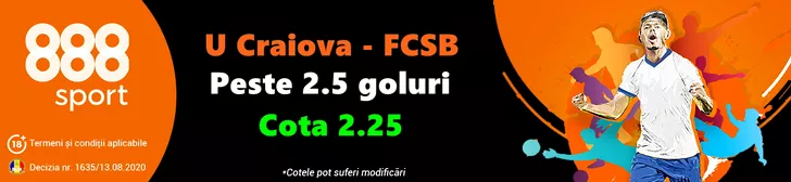 Cotă U Craiova - FCSB