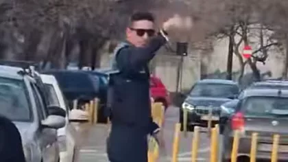 VIDEO. Un polițist din Ploiești a oprit examenul și a coborât din mașină...
