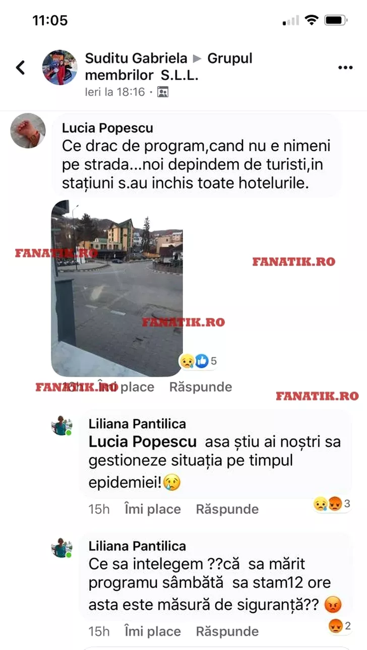 Mesajele salaraiaților Loteriei Române de pe facebook sunt pline de indignare și supărare pe conducerea Companiei pentru lipsa măsurilor de protecție împotriva infectării cu Covid-19