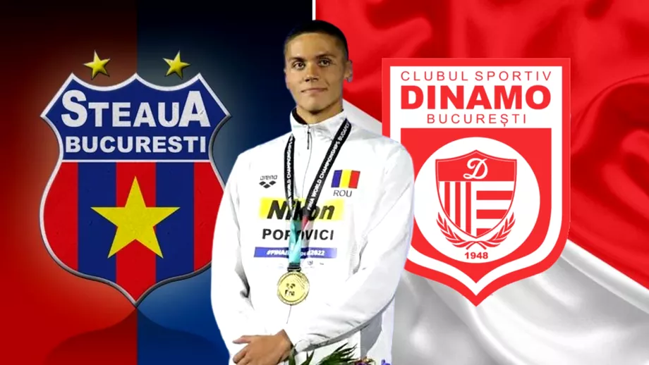David Popovici transfer de senzatie de la Steaua la rivala de moarte Dinamo Cu cat il plateste clubul Ministerului de Interne pe dublul campion mondial