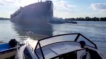 Incident pe Bratul Chilia O nava ucraineana a lovit doua ambarcatiuni romanesti si pontonul unei pensiuni