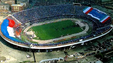 Stadionul din Napoli a îngrozit Italia! Cum arată arena considerată pericol public. Video