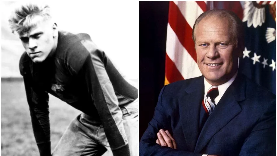 Cine este Gerald Ford singurul presedinte american care nu a fost ales prin vot A jucat fotbal american si a refuzat o cariera in NFL