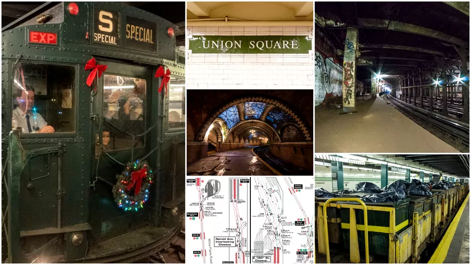 Secrete ale metroului din New York Statii abandonate si fotografii nepublicate de autoritati de teama teroristilor