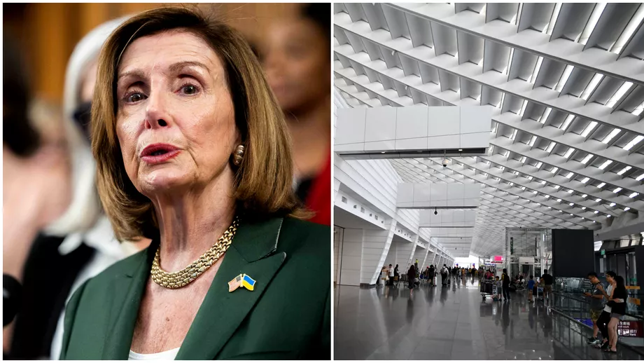 Alerta cu bomba pe aeroportul din Taiwan unde va ateriza Nancy Pelosi Pentru a impiedica vizita in tara a presedintei Camerei Reprezentantilor 3 explozibili vor fi plasati