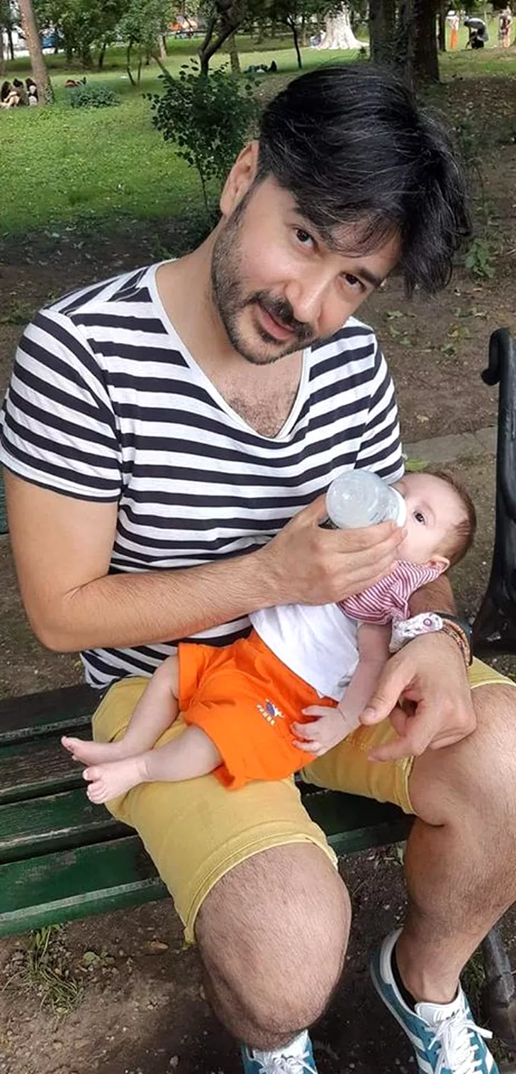 Dragoș Samoil este mândru nevoie mare de fiul lui. FOTO: Facebook
