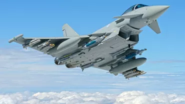 Sase avioane Typhoon stationate in Romania au doborat drone iraniene care se indreptau spre Israel