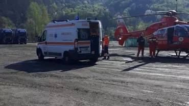 Accident grav pe Valea Oltului A fost trimis un elicopter SMURD