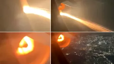 Video Panica dupa ce motorul unui avion a luat foc dupa decolare Pasagerii au crezut ca nu mai ajung in SUA 