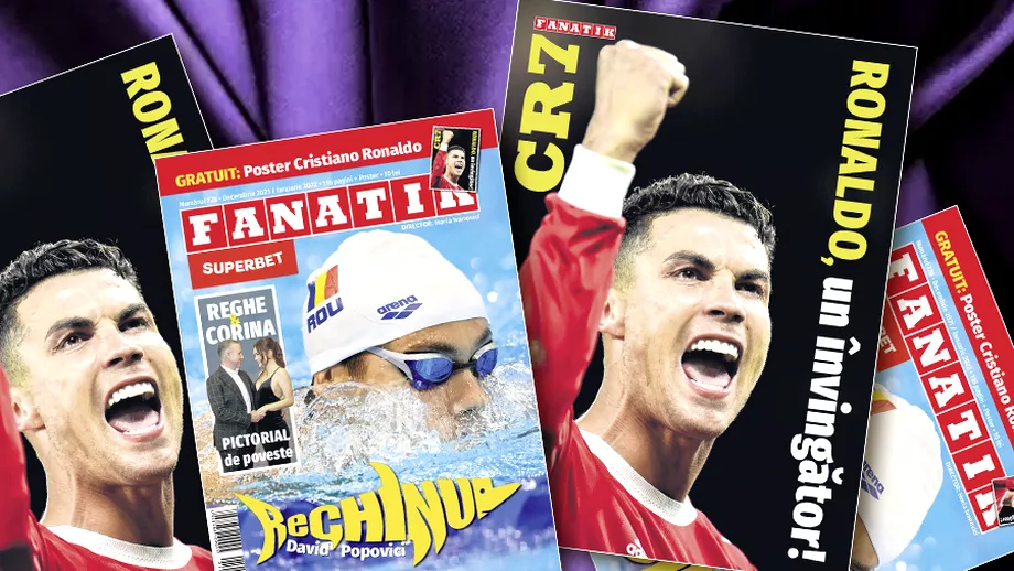 A aparut numarul de Sarbatori al revistei glossy Fanatik 116 pagini faimosul pictorial Reghecampf  Corina plus poster gratuit Cristiano Ronaldo