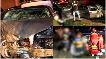 Accident mortal cu trei tineri beti pe un drum din Mures Uitati cate sticle au cazut jos