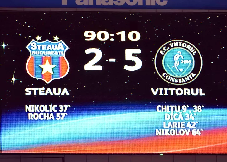 5.FOTBAL:STEAUA BUCURESTI-FC VIITORUL CONSTANTA 2-5,LIGA 1 (19.05.2013)