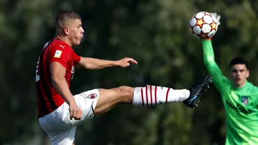 Andrei Coubis capitan la AC Milan in Youth League A marcat impotriva lui Salzburg Video