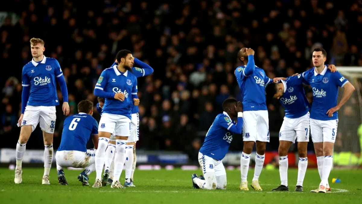Everton, o nouă penalizare în Premier League. I s-au luat 2 puncte și revine în zona retrogradării