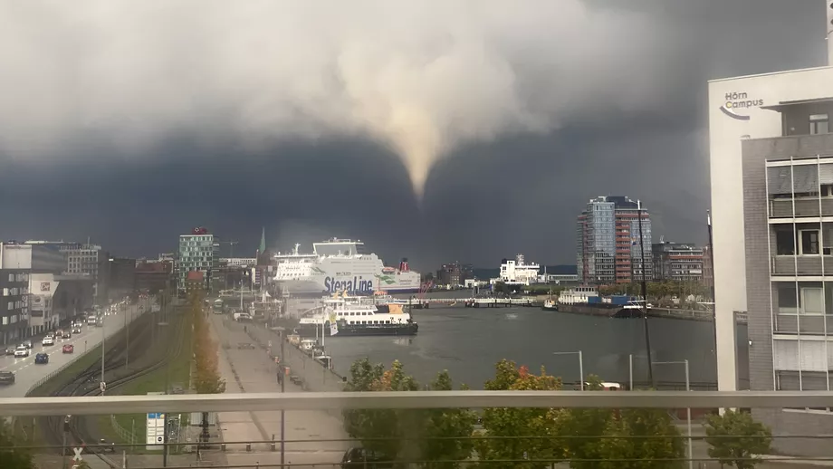 Video Imagini apocaliptice O tornada a facut ravagii in nordul Germaniei