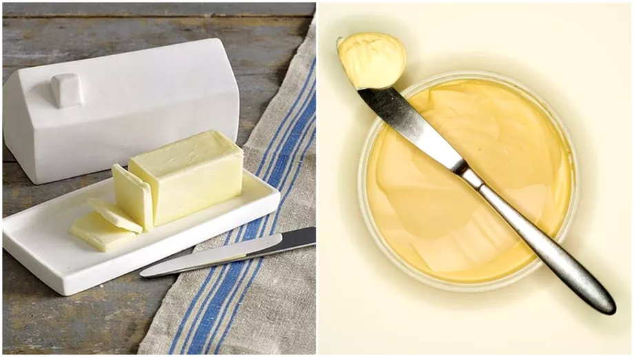 Diferenta dintre unt si margarina care este de fapt mai sanatos Sigur nu stiai