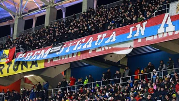 CSA Steaua  Csikszereda 04 intrerupt din cauza scandarilor xenofobe ale peluzei gazdelor Fanii militarilor siau varsat nervii pe adversari