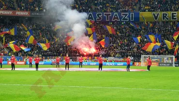 Romania  Elvetia cu aproximativ 50000 de spectatori pe Arena Nationala Numarul oficial de fani prezenti la meci Foto