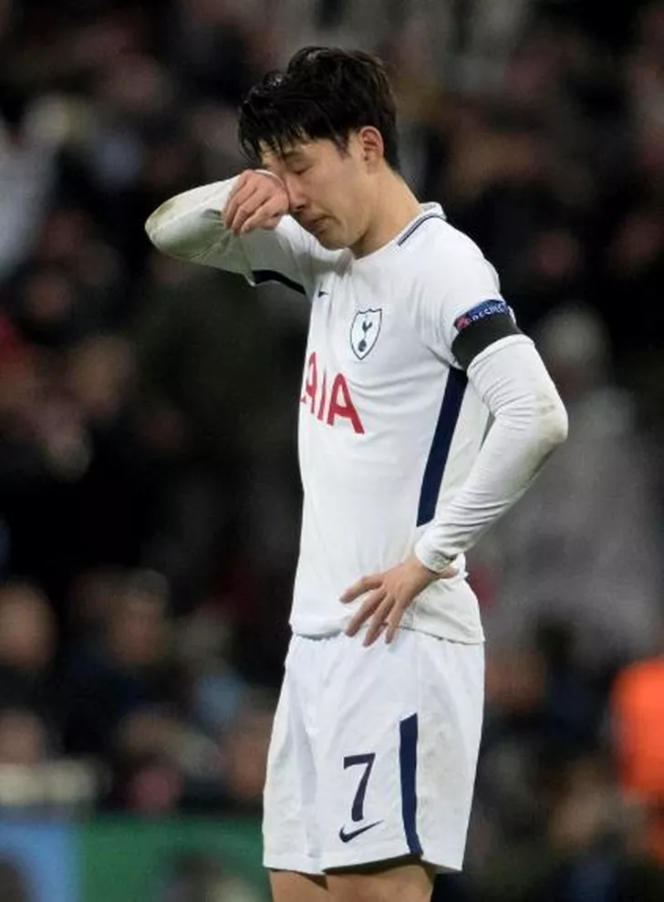 Son Heung-min a fost surprins în timp ce plângea la finalul unui meci al lui Tottenham