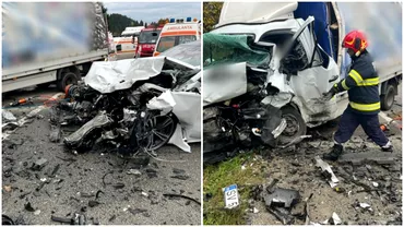 Grav accident rutier in Vatra Dornei Doua persoane incarcerate dupa impactul a doua masini