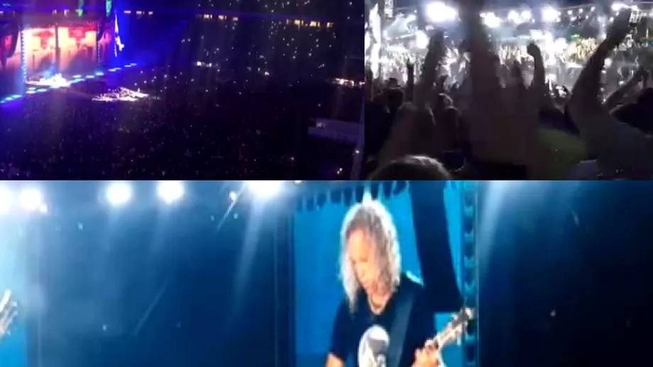 Concert Metallica la București. Trupa a donat 250.000 de euro pentru construirea unui spital și a cântat o piesă de la Iris