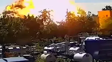 Prima filmare cu racheta care a distrus mallul din Kremenciuk Ucrainenii au publicat imaginile groazei Video