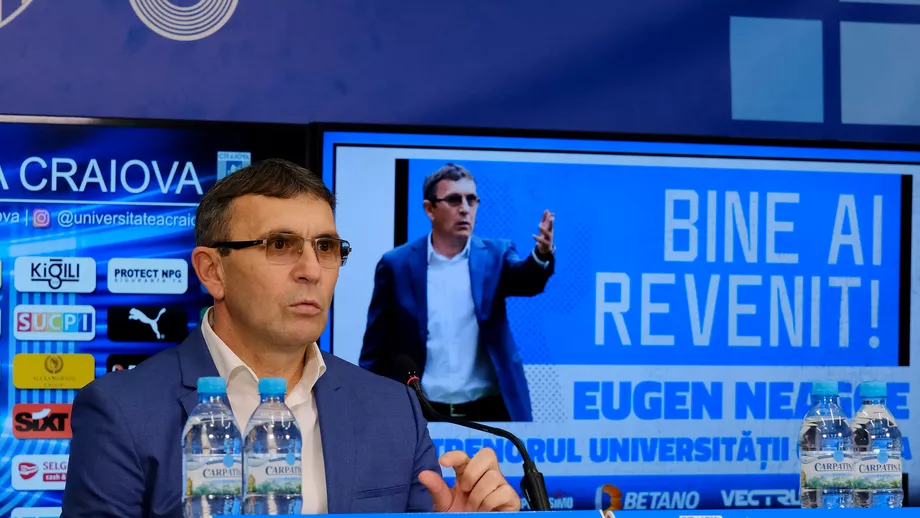 Eugen Neagoe marele absent din FC Botosani  Universitatea Craiova Tehnicianul oltenilor nu sia incheiat conturile cu U Cluj Exclusiv