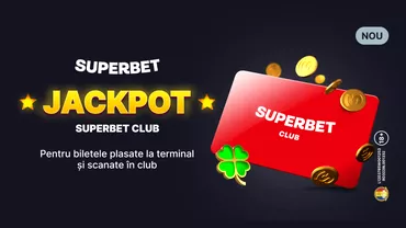P Activeazati cardul Superbet Club plaseaza un bilet la terminal si jackpot