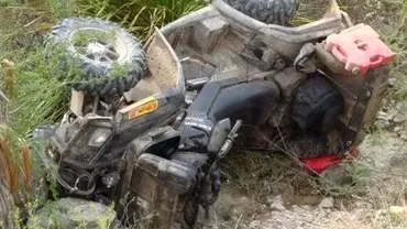Un nou accident teribil cu un ATV in prim plan Trei persoane au fost ranite grav