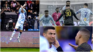 Cele mai tari imagini dupa duelul de vis Ronaldo  Messi Primul siuu in Arabia Saudita gestul lui Mbappe si o noua medalie pentru Leo Foto
