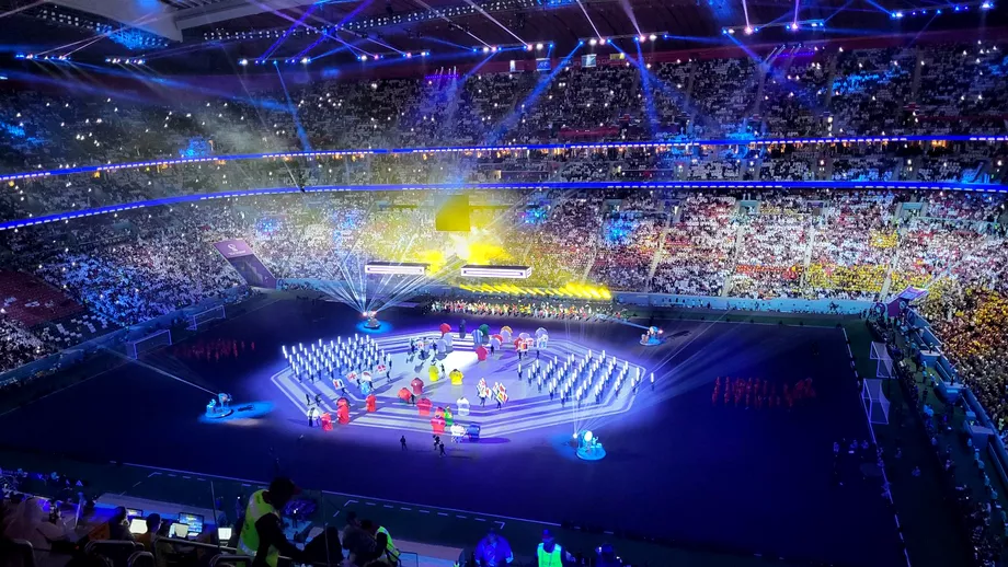 Ceremonia de deschidere a Campionatului Mondial din Qatar Momentele spectaculoase si un discurs istoric al lui Morgan Freeman pe Stadionul Al Bayt Foto