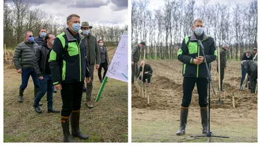 Cati bani costa cizmele purtate de Klaus Iohannis la actiunea de plantat copaci de la Dabuleni Putini romani si le permit