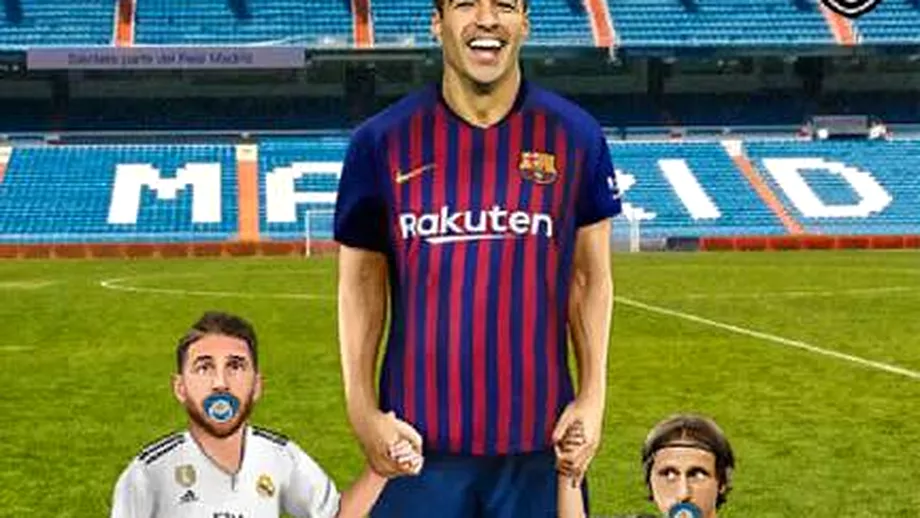 Cele mai amuzante memeuri dupa victoria Barcelonei pe Bernabeu Ai grija Messi E o musca pe fata ta Foto