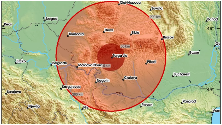 Cutremur important in Romania in noaptea de 18 iulie 2023 Magnitudine de peste 4 a seismului