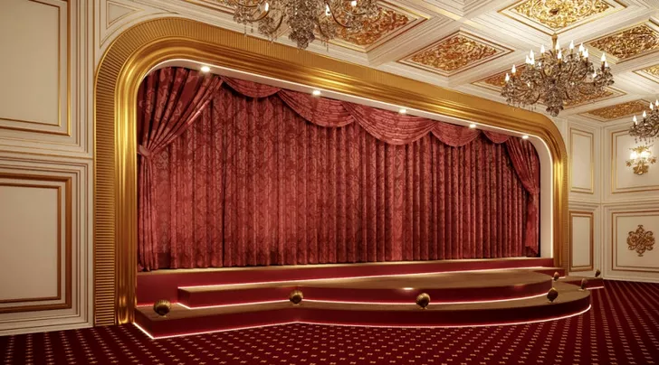 Sală de teatru pentru Putin