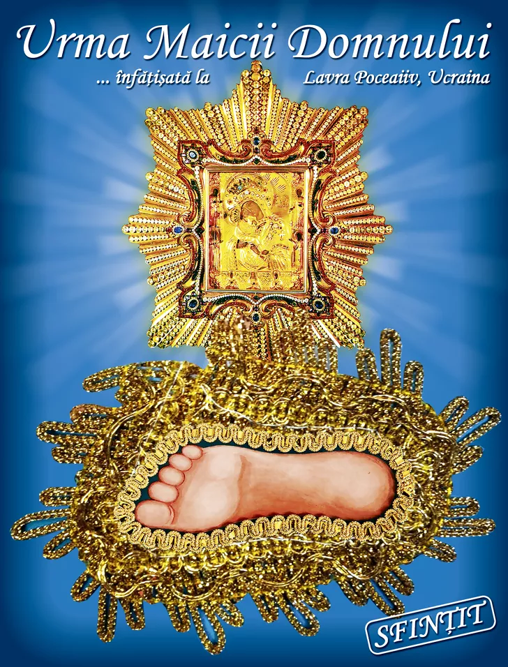 Aceasta este „Urma Maicii Domnului” pe care o vei primi cu revista TAIFASURI din 18 aprilie! Sfințită de preotul Dumitru Ungureanu din parohia Crevedia
