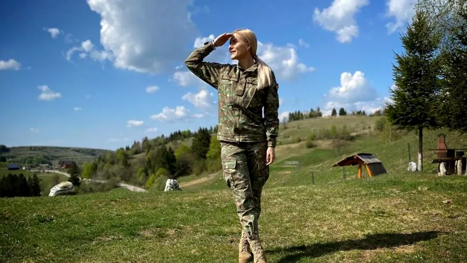 Alina Bizau cea mai frumoasa femeie din Armata Romana Imaginile de pe Instagram fac furori pe internet