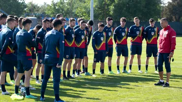 Romania U20 amicale cu Cehia si Germania Tricolorii au efectuat primul antrenament de la revenirea in tara Foto