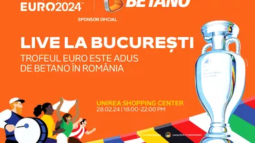 P Betano aduce Trofeul Campionatului UEFA EURO 2024 in Romania  si invita toti fanii sportului la un eveniment unic