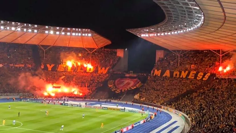 35000 de suporteri ai lui Dynamo Dresda in deplasarea de la Hertha Berlin din Cupa Germaniei VIDEO
