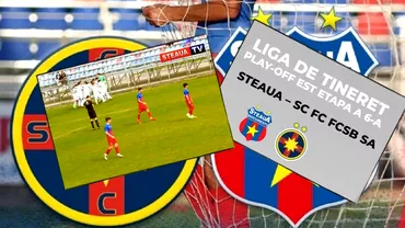 FCSB a umilit CSA Steaua in playofful din Liga de Tineret Scor urias chiar in Ghencea Video