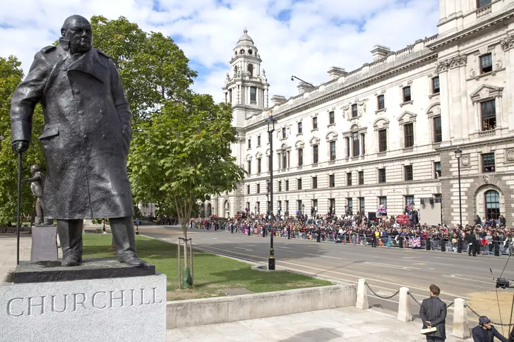 Winston Churchill statuie
