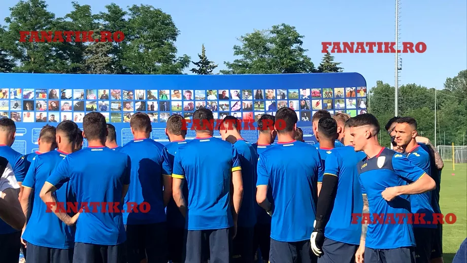 Mesaje din toata lumea pentru jucatorii echipei nationale a Romaniei U21 inainte de debutul la EURO 2019 Surpriza emotionanta pentru tricolori GALERIE FOTO
