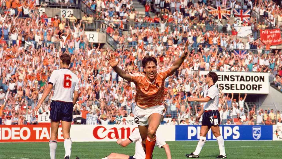 Marco van Basten si cel mai frumos gol din istoria Europenelor Cum a castigat Olanda trofeul la EURO 1988 Video