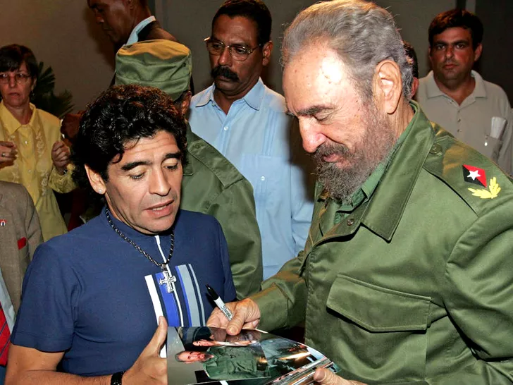 Maradona și Fidel Castro. Șeful statului cubanez l-a chemat la reabilitare împotriva drogurilor
