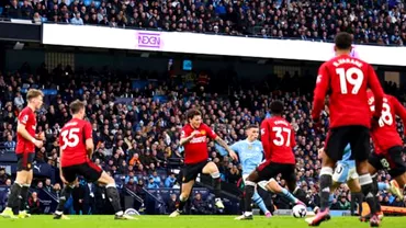 Foden gol spectaculos in Manchester City  Manchester United Motivul pentru care diavolii au protestat la arbitru